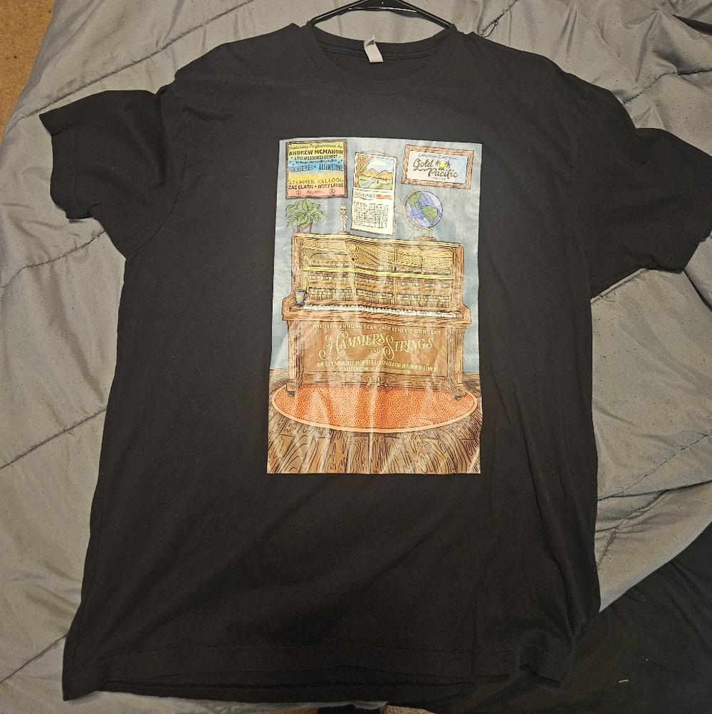 Andrew Mcmahon 11th Dear Jack Hammers and Strings short sleeved shirt size XL